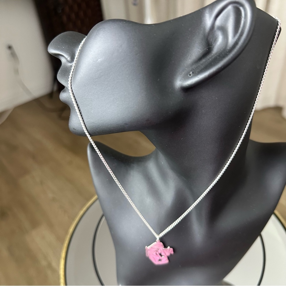 Sterling Silver 925 Necklace Mother & Daughter Pendant - Picture 11 of 12